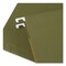 Universal 1/5-Cut Tab Box Bottom Hanging File Folders - Letter Size, Standard Green (25/Box)